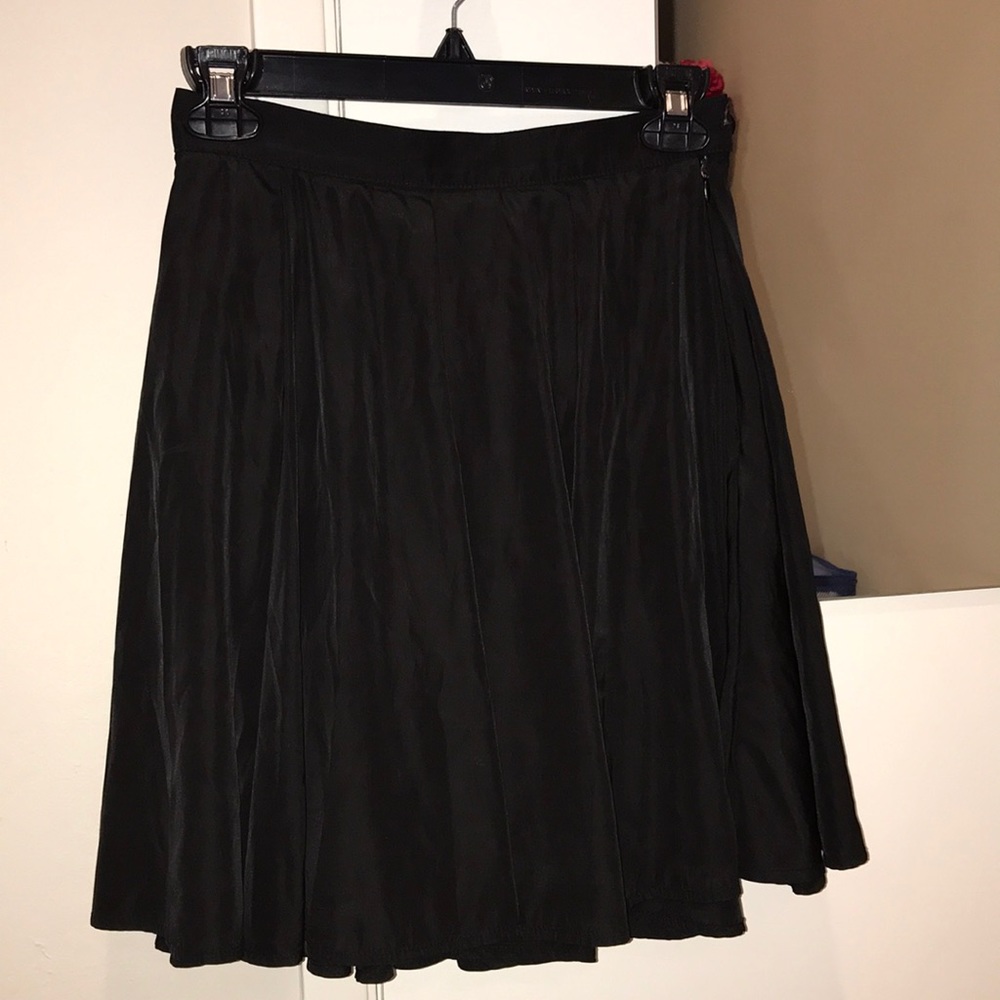 American apparel black skater skirt